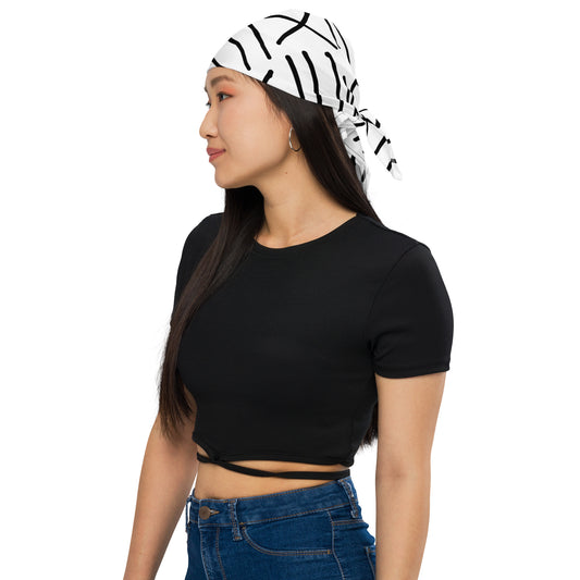 Mud Cloth Inspired Print  - All-over print bandana