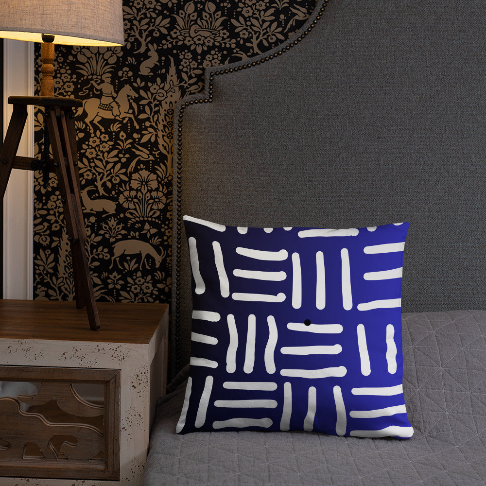 Bespoke Print II - Ombre Blue and White - Basic Pillow