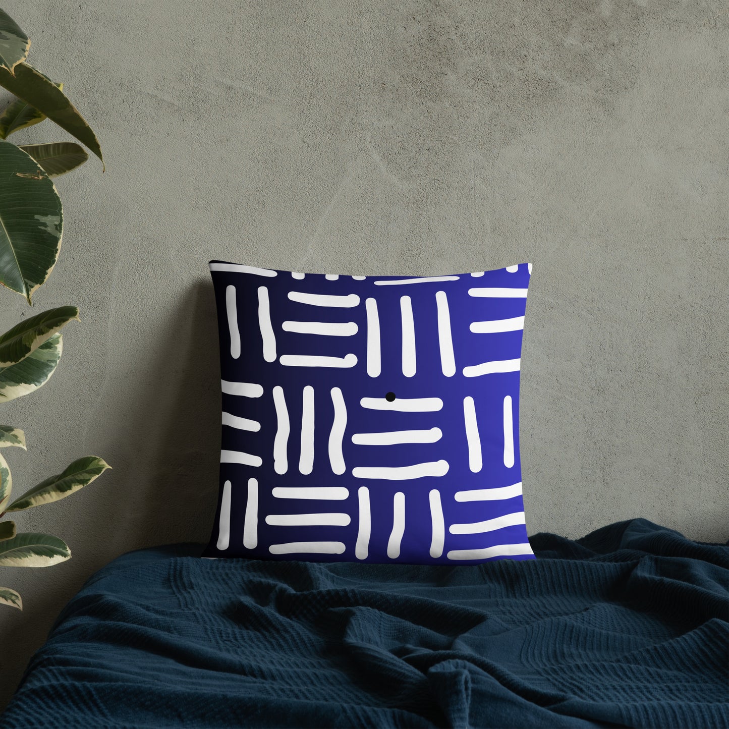 Bespoke Print II - Ombre Blue and White - Basic Pillow