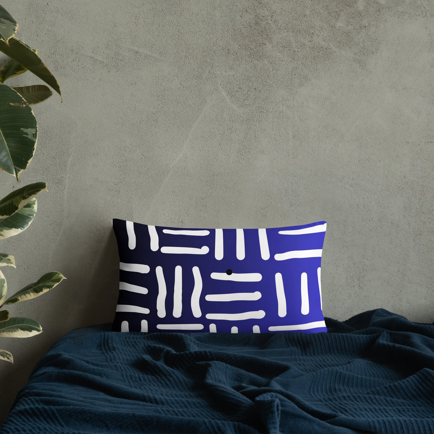 Bespoke Print II - Ombre Blue and White - Basic Pillow