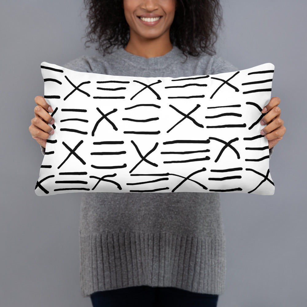 Mud Cloth Inspired Print - Basic Pillow