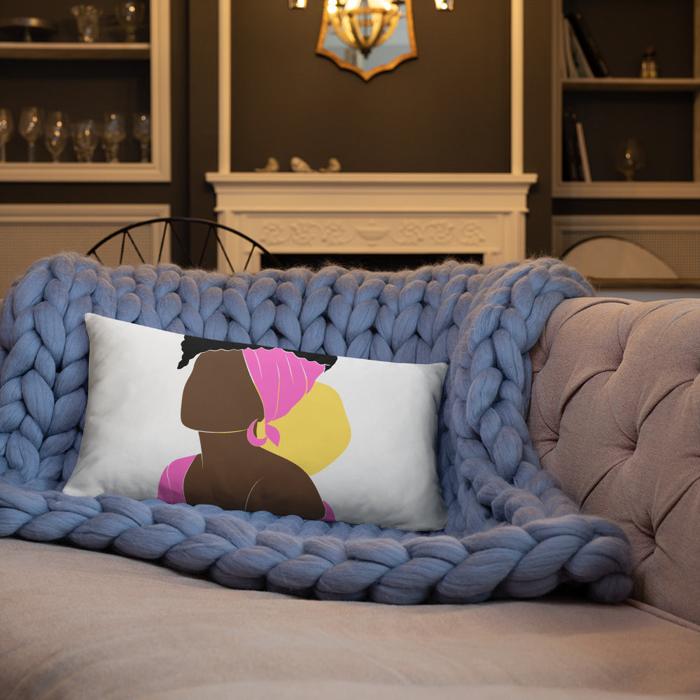 Bronze Lady - Fucsia -Basic Pillow