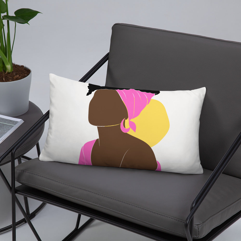 Bronze Lady - Fucsia -Basic Pillow