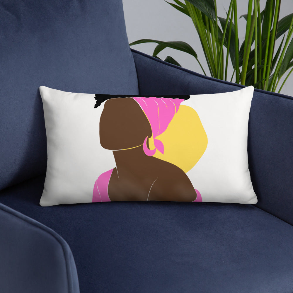 Bronze Lady - Fucsia -Basic Pillow