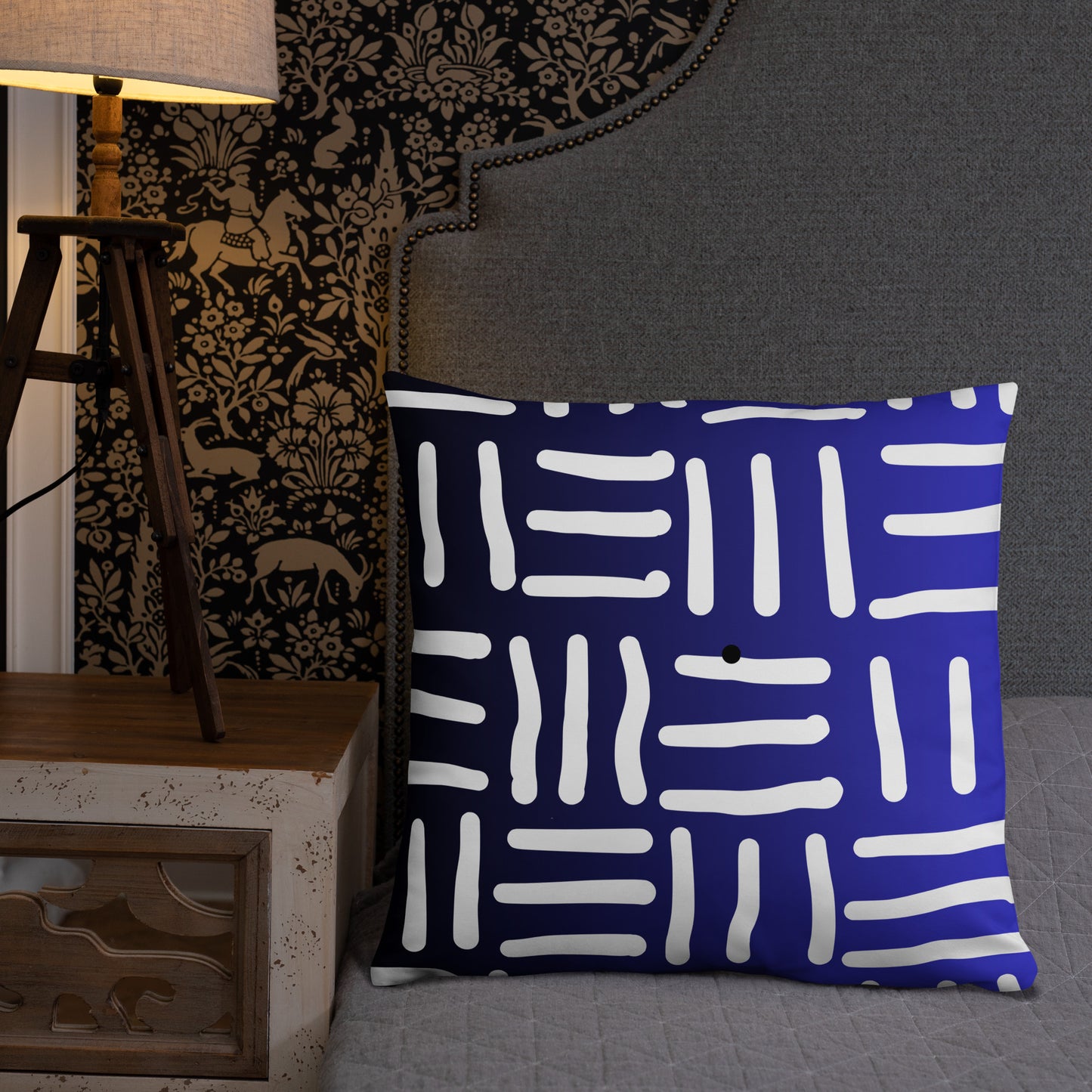 Bespoke Print II - Ombre Blue and White - Basic Pillow