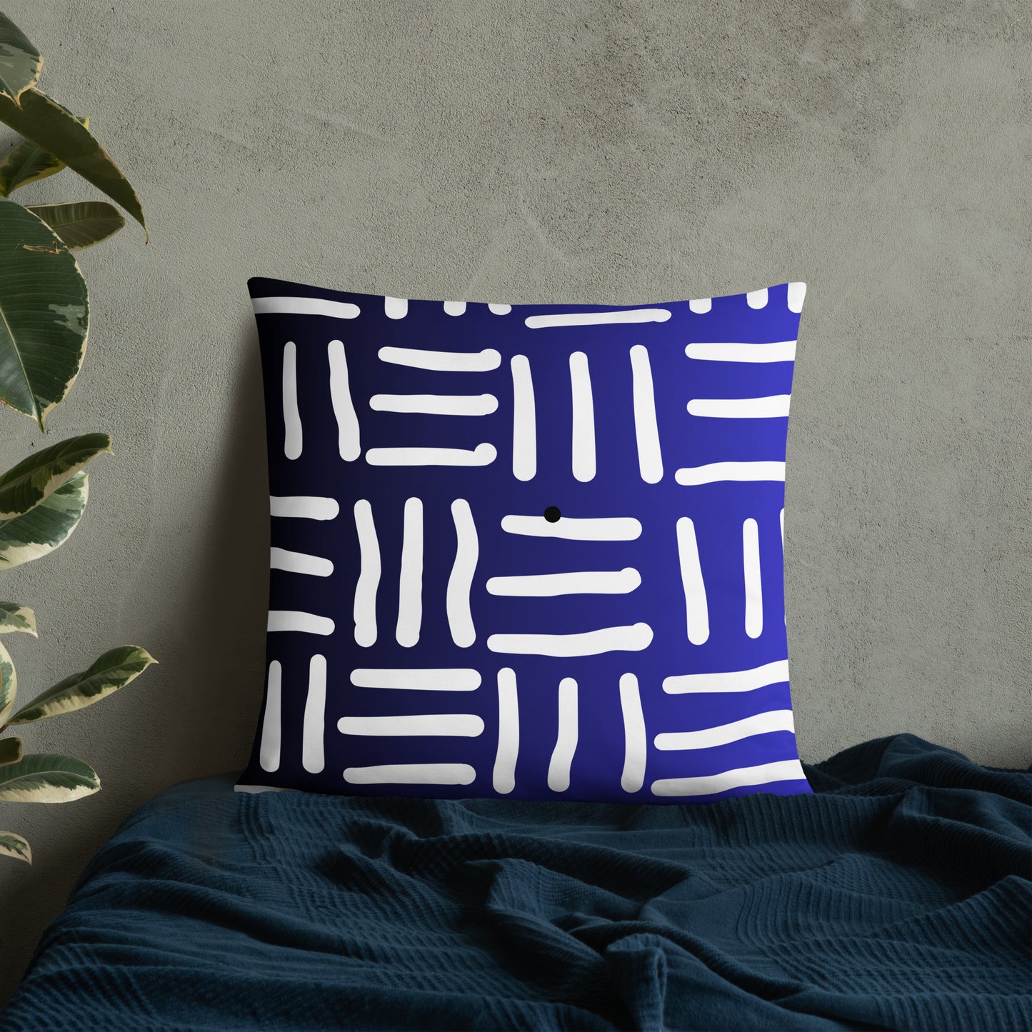 Bespoke Print II - Ombre Blue and White - Basic Pillow