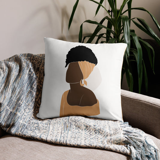 Bronze Lady - Tan -Basic Pillow