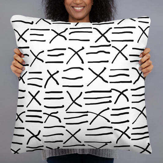 Mud Cloth Inspired Print - Basic Pillow