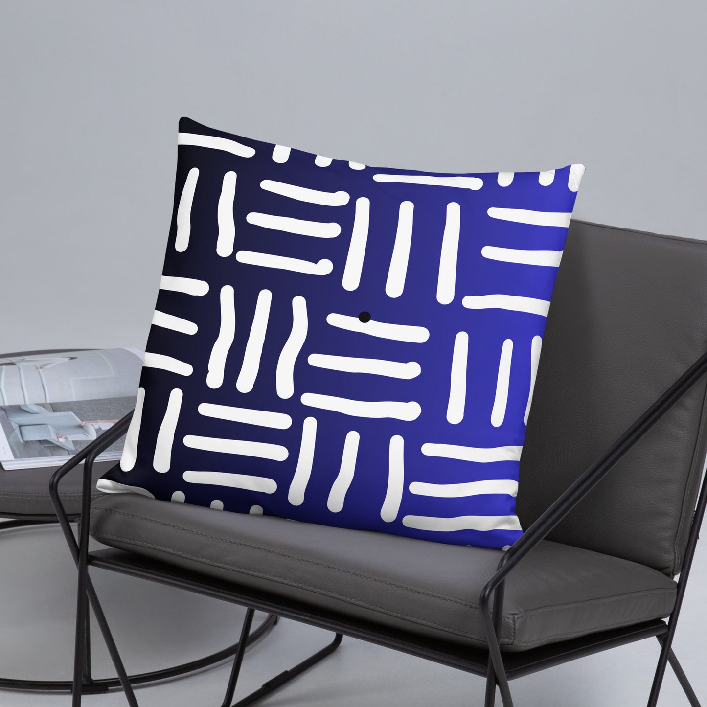 Bespoke Print II - Ombre Blue and White - Basic Pillow