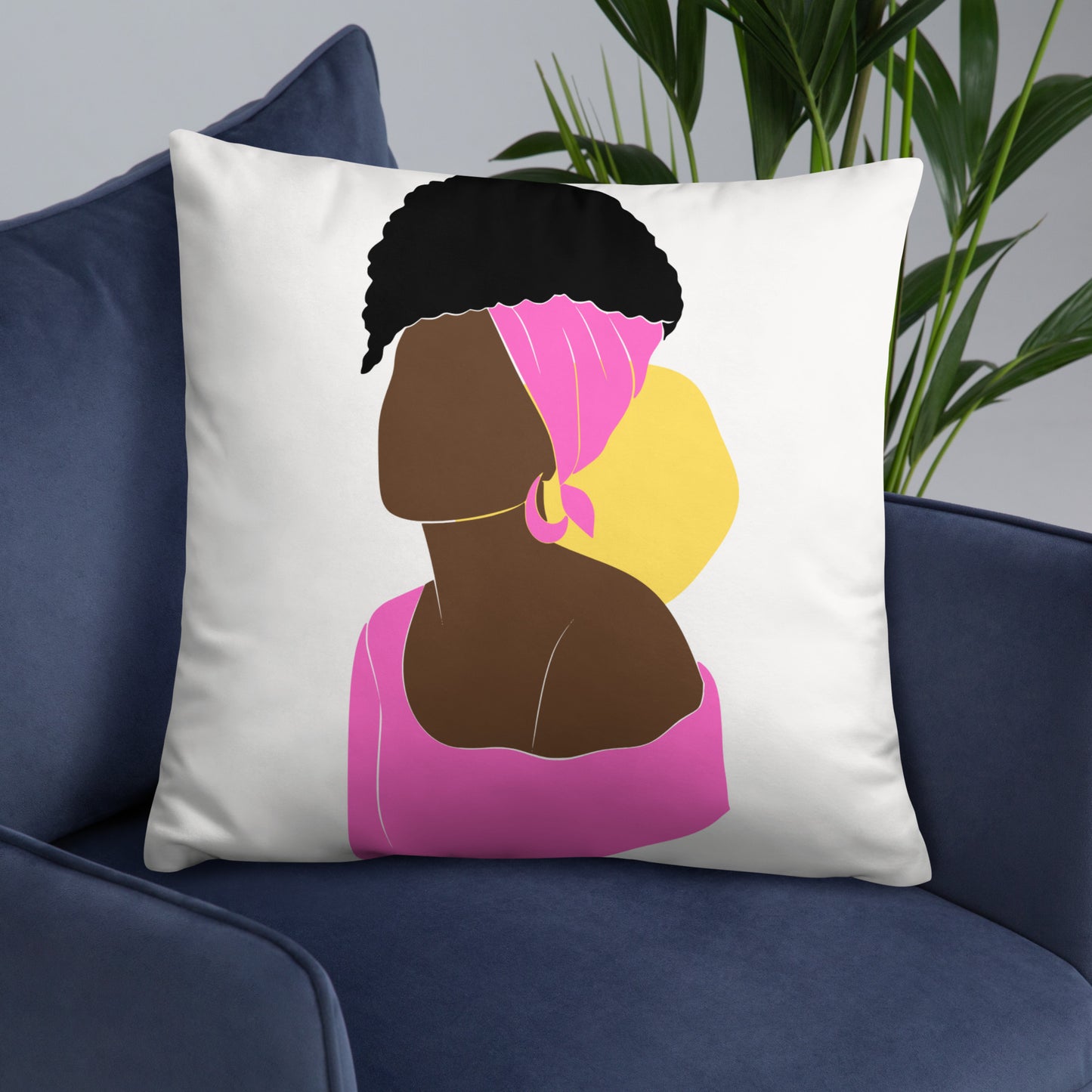 Bronze Lady - Fucsia -Basic Pillow