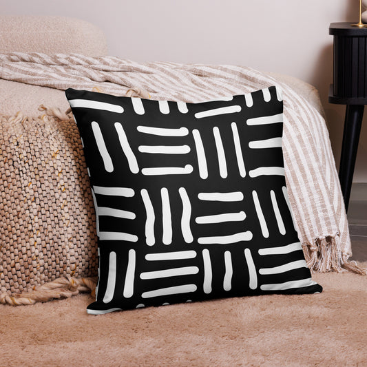 Bespoke Print - Black and White Pillow Case