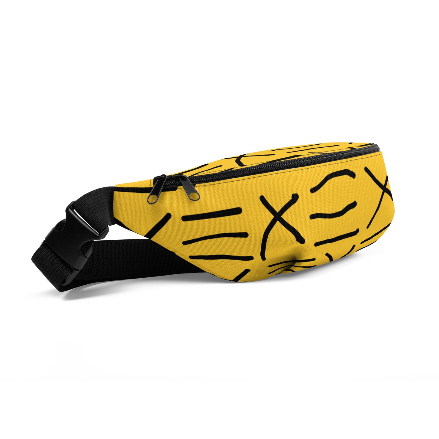 Mud Cloth Inspired - Yellow - Fanny Pack