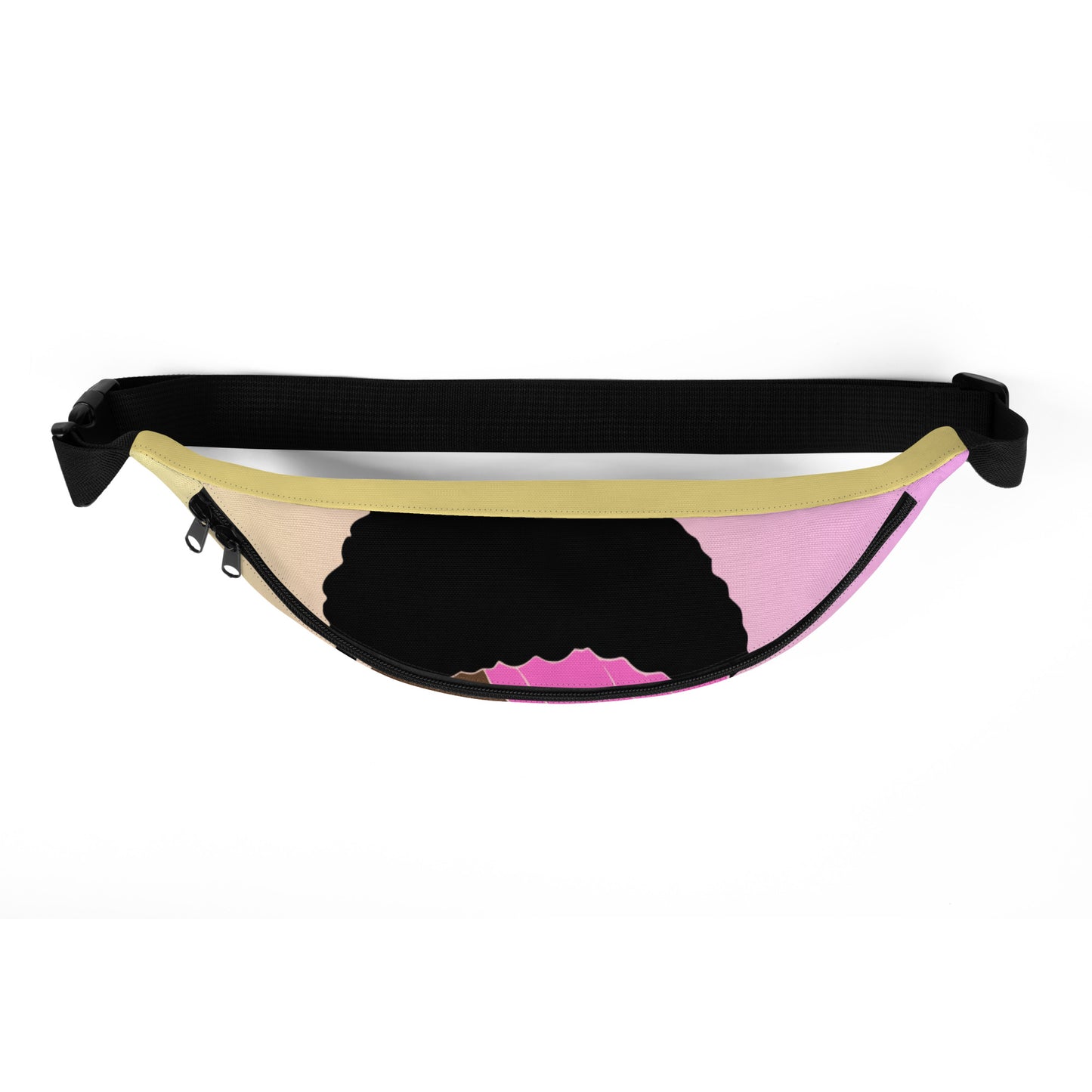 Bronze lady - Pink and Yellow Fanny Pack