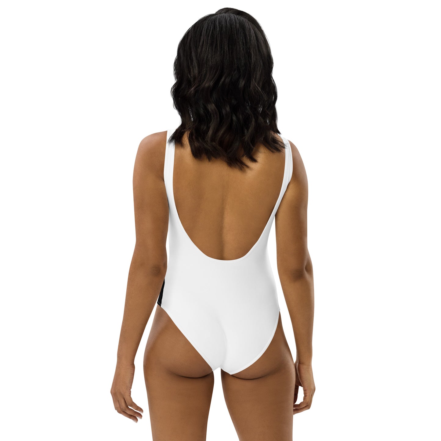 Bronze Lady - White - One-Piece Swimsuit