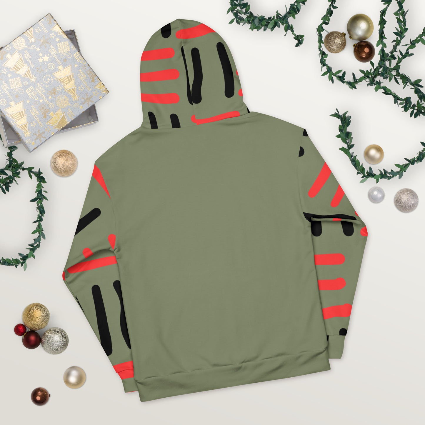 Lit Christmas - Green Unisex Hoodie