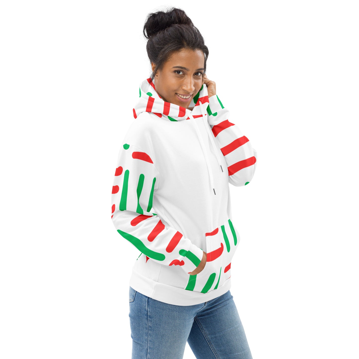 Merry Holidays - Red and Green Unisex Hoodie