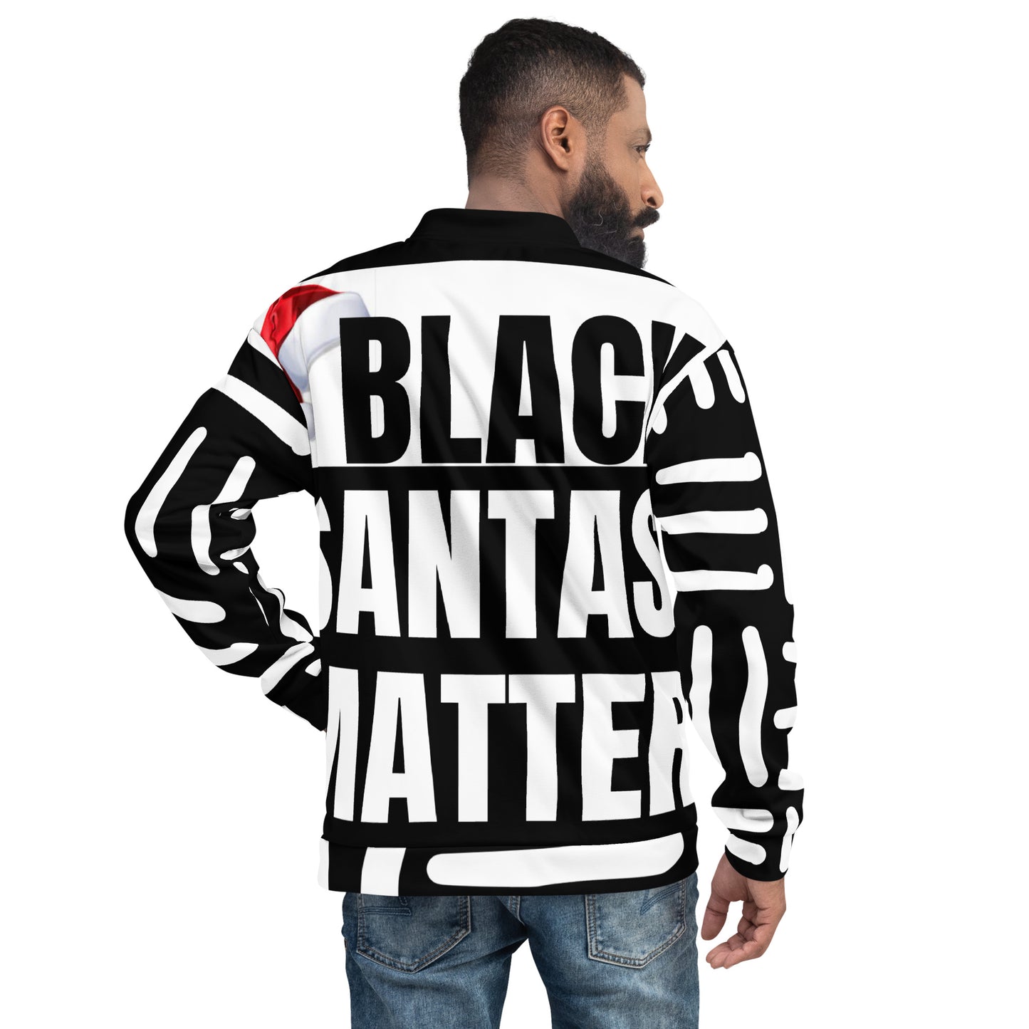 Black Santas Matter - Unisex Bomber Jacket