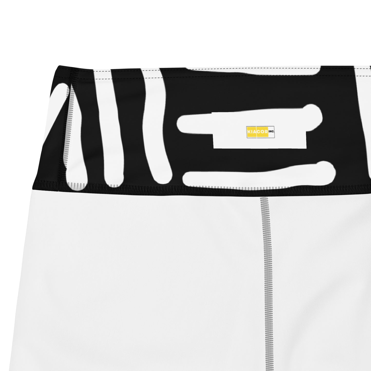 Bespoke Print II - Black and White - Yoga Shorts