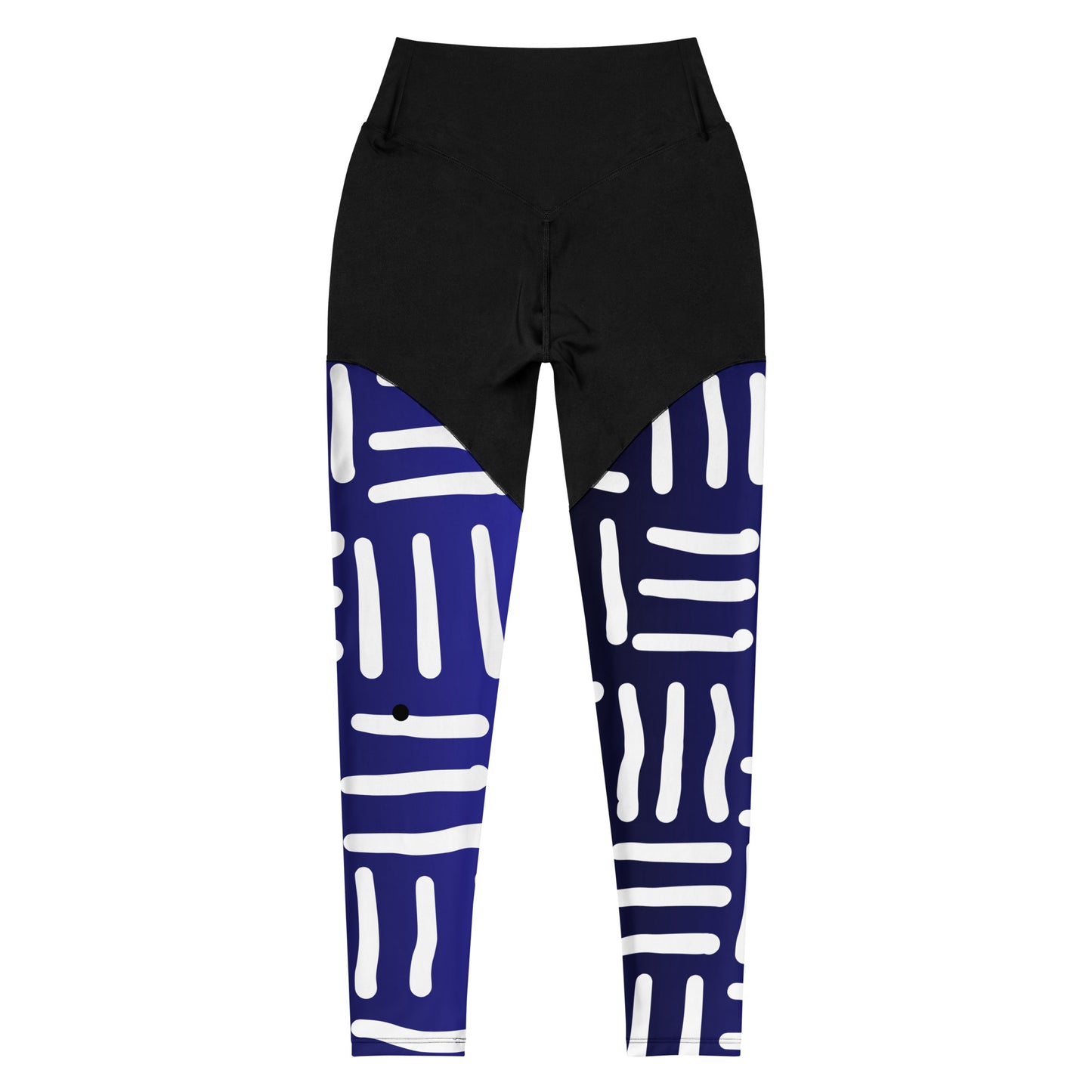 Bespoke Blue and White Sports Leggings