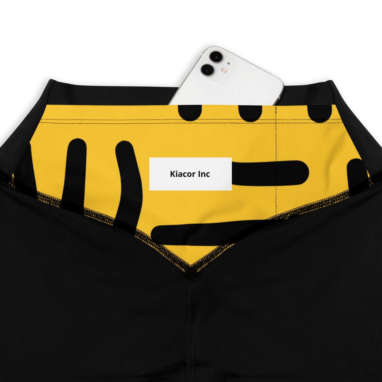 Bespoke Print II - Yellow and Black - Sports Leggings