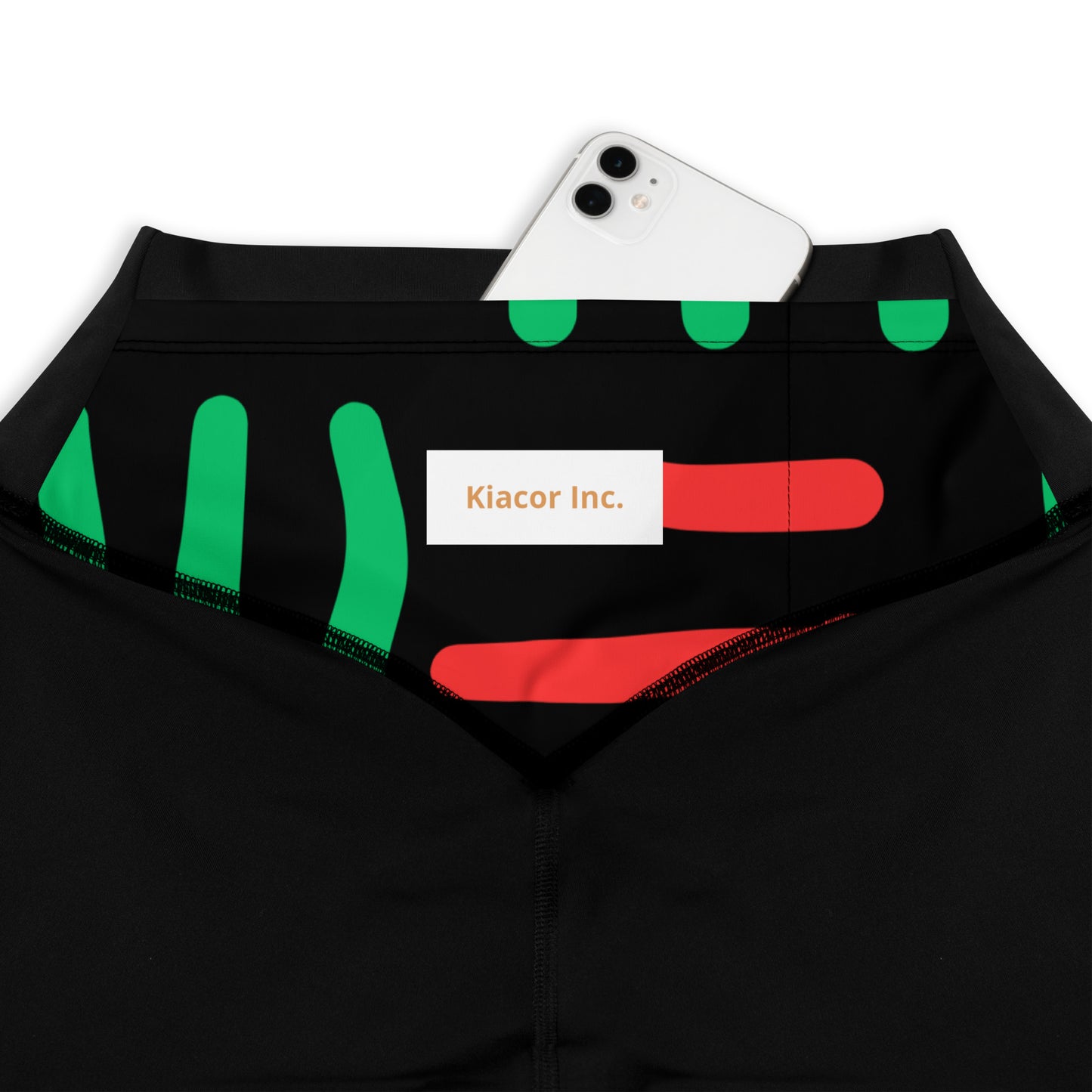 JUNETEENTH - Bespoke Prints II - Black, Red, Green - Sports Leggings