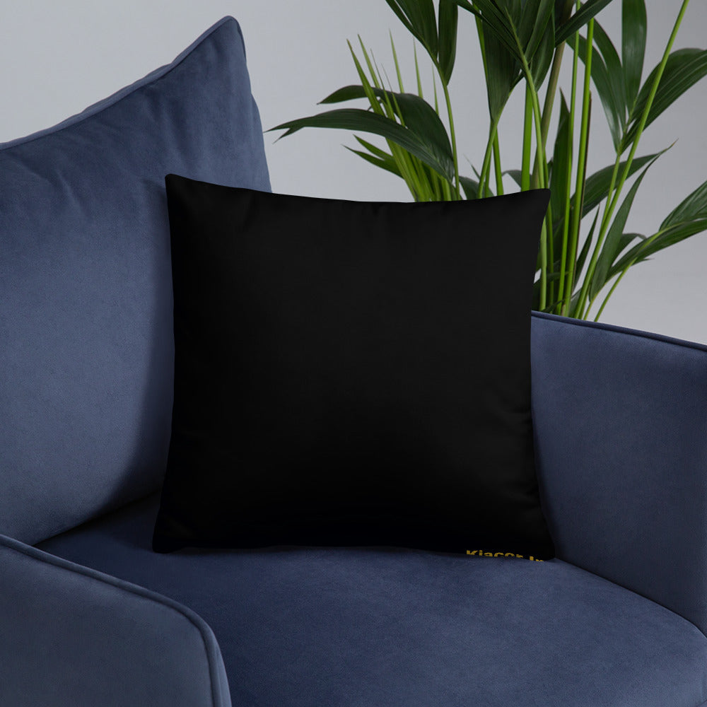 Blessed Black and Bootyful Throw Pillow