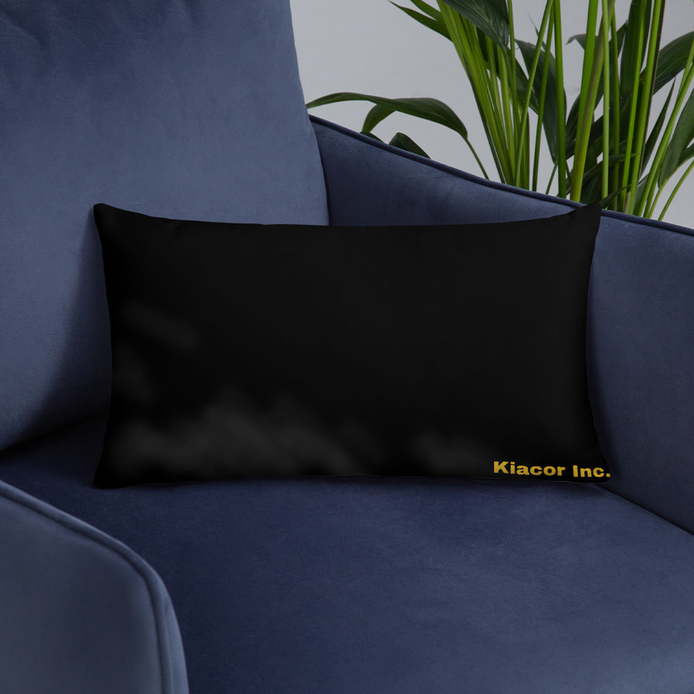 Blessed Black and Bootyful Throw Pillow