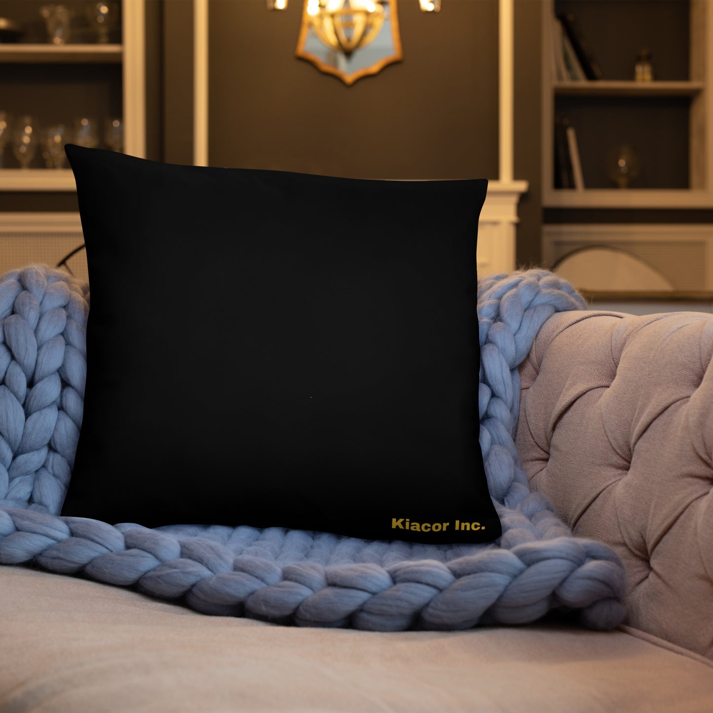 Blessed Black and Bootyful Throw Pillow