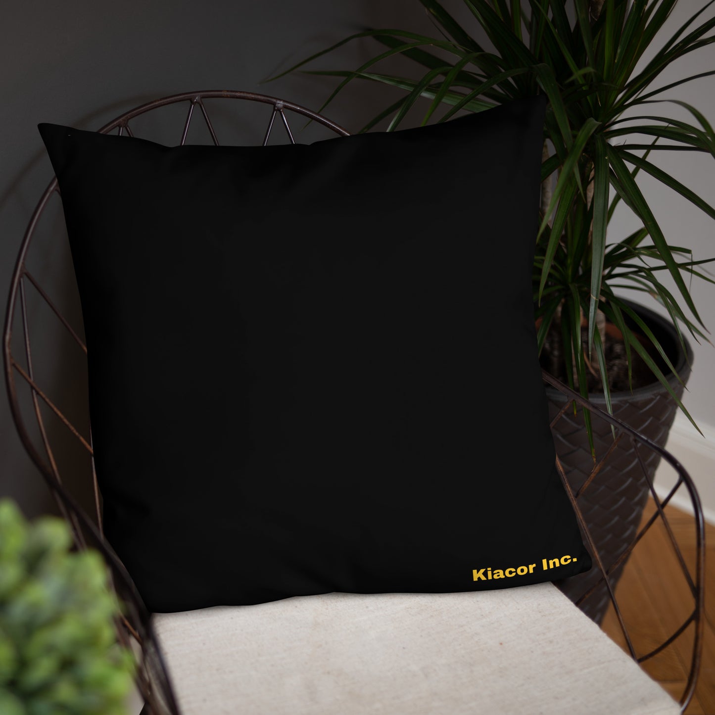 Blessed Black and Bootyful Throw Pillow