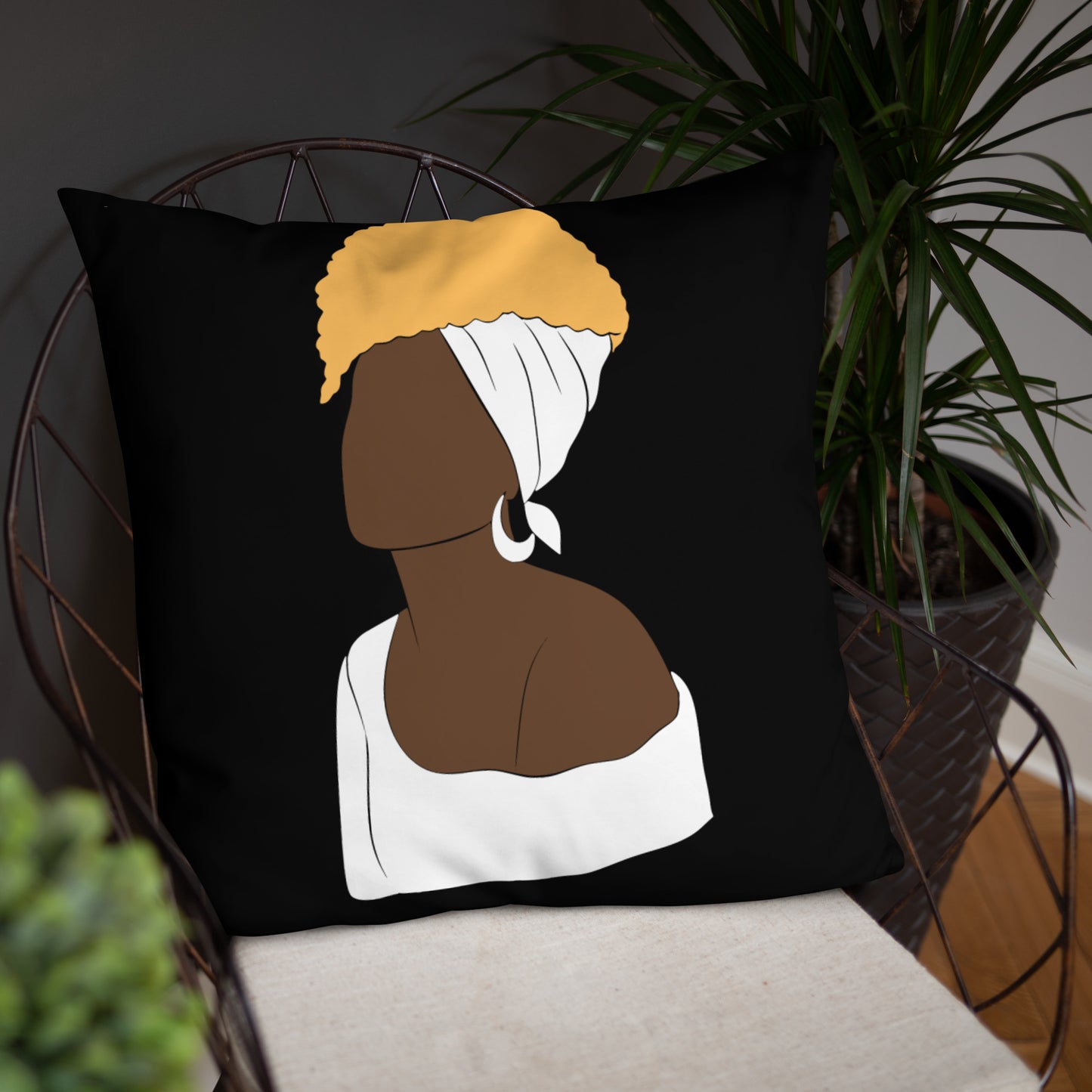 Bronze Lady - Basic Pillow