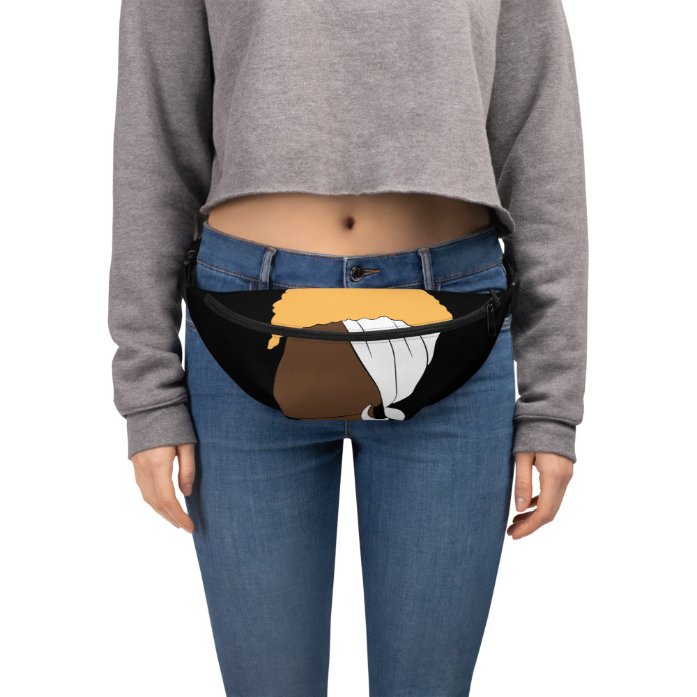 Bronze Lady - Black -Fanny Pack