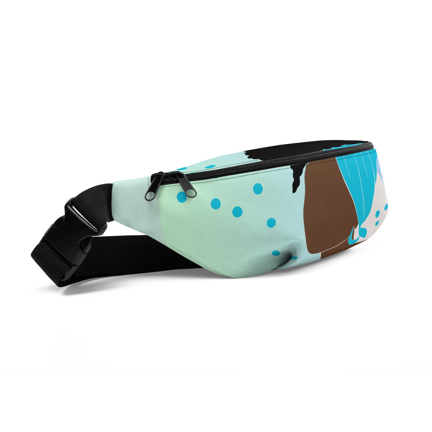 Bronze Lady Fanny Pack - Turquoise / Blue