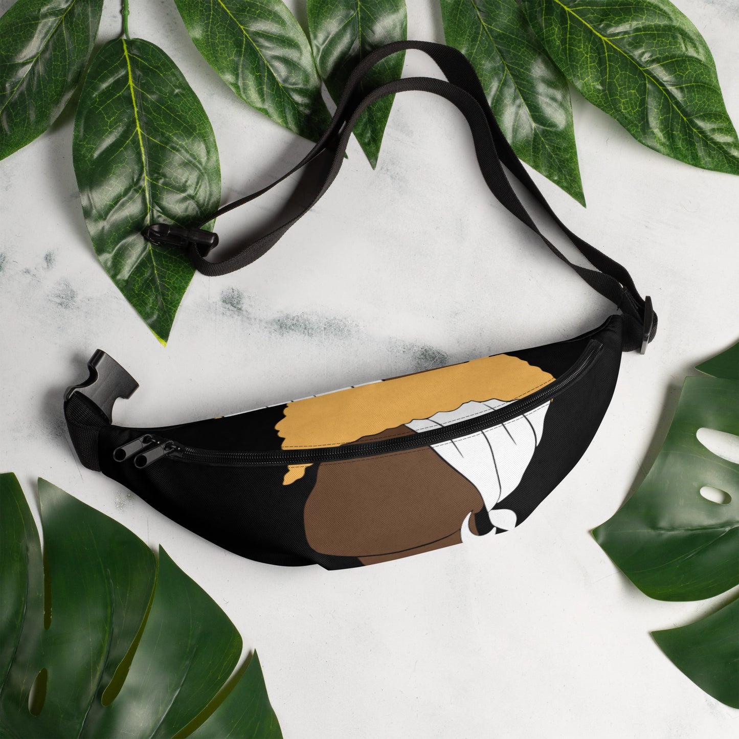 Bronze Lady - Black -Fanny Pack